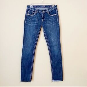 Vigoss The Chelsea Skinny Bling Blue Jeans - 27
